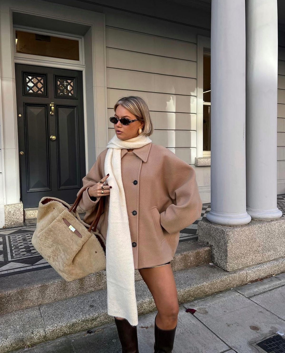 Laura | Oversize vlněný kabát