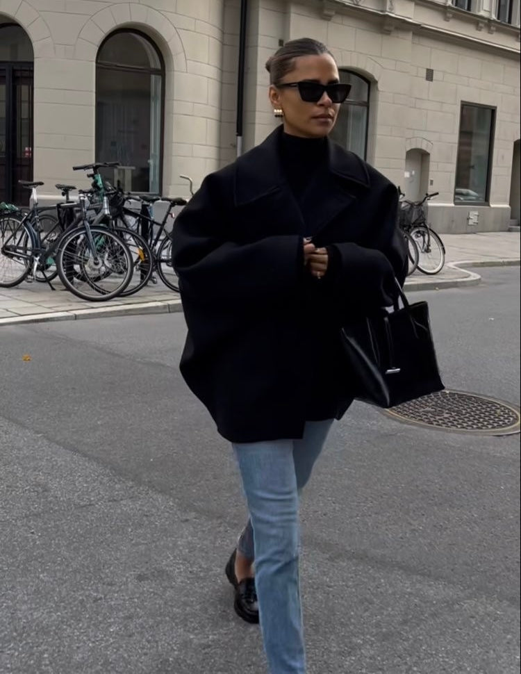 Laura | Oversize vlněný kabát