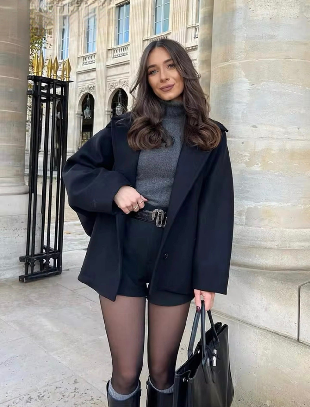 Laura | Oversize vlněný kabát